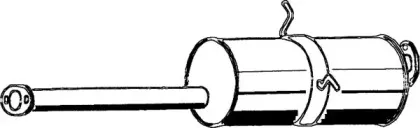 28.007 ASMET Глушитель выхлопных газов конечный 28.007 ASMET Глушитель выхлопных газов конечный