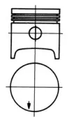 91350701 KOLBENSCHMIDT Поршень 91350701 KOLBENSCHMIDT Поршень