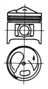93582600 KOLBENSCHMIDT Поршень 93582600 KOLBENSCHMIDT Поршень