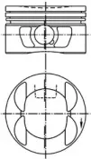 99695620 KOLBENSCHMIDT Поршень 99695620 KOLBENSCHMIDT Поршень