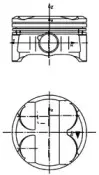 40086600 KOLBENSCHMIDT Поршень 40086600 KOLBENSCHMIDT Поршень