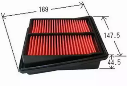 A884J JS ASAKASHI Воздушный фильтр A884J JS ASAKASHI Воздушный фильтр