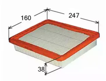 A9302 JS ASAKASHI Воздушный фильтр A9302 JS ASAKASHI Воздушный фильтр