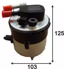 FS0067 JS ASAKASHI Топливный фильтр FS0067 JS ASAKASHI Топливный фильтр