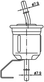 FS3213 JS ASAKASHI Топливный фильтр FS3213 JS ASAKASHI Топливный фильтр