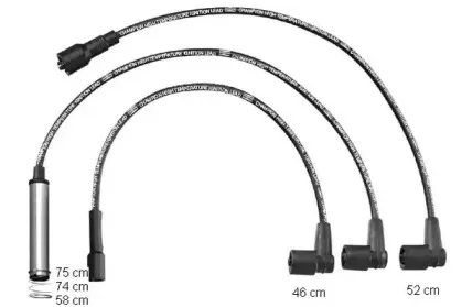 CLS220 CHAMPION Комплект проводов зажигания CLS220 CHAMPION Комплект проводов зажигания