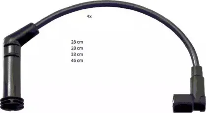 CLS093 CHAMPION Комплект проводов зажигания CLS093 CHAMPION Комплект проводов зажигания