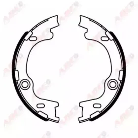 C00325ABE ABE Комплект тормозных колодок, стояночная тормозная система C00325ABE ABE Комплект тормозных колодок, стояночная тормозная система