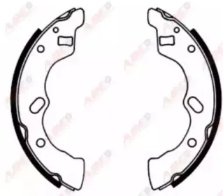 C03017ABE ABE Комплект тормозных колодок C03017ABE ABE Комплект тормозных колодок