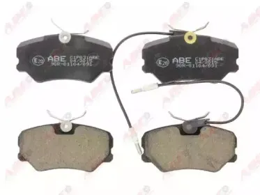 C1P031ABE ABE Комплект тормозных колодок, дисковый тормоз C1P031ABE ABE Комплект тормозных колодок, дисковый тормоз