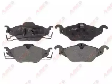 C1X019ABE ABE Комплект тормозных колодок, дисковый тормоз C1X019ABE ABE Комплект тормозных колодок, дисковый тормоз