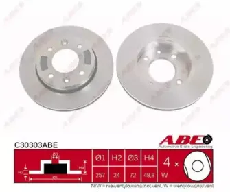 C30303ABE ABE Тормозной диск C30303ABE ABE Тормозной диск