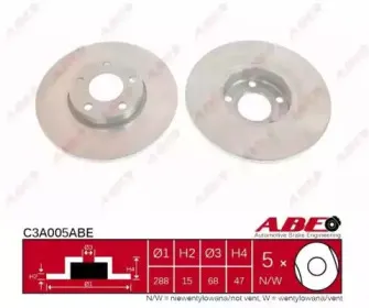 C3A005ABE ABE Тормозной диск C3A005ABE ABE Тормозной диск