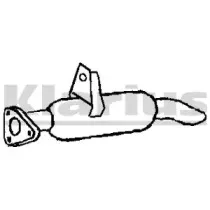 110357 KLARIUS Глушитель выхлопных газов конечный 110357 KLARIUS Глушитель выхлопных газов конечный