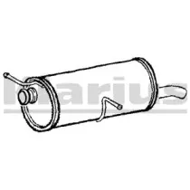 220805 KLARIUS Глушитель выхлопных газов конечный 220805 KLARIUS Глушитель выхлопных газов конечный