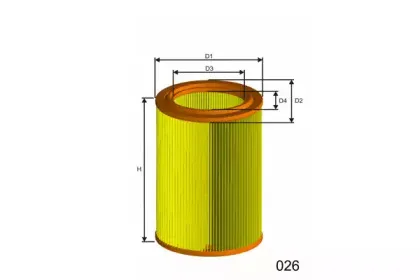 R252 MISFAT Воздушный фильтр R252 MISFAT Воздушный фильтр