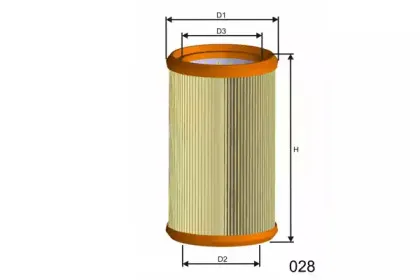 R414 MISFAT Воздушный фильтр R414 MISFAT Воздушный фильтр