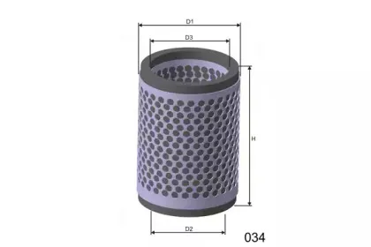 R916 MISFAT Воздушный фильтр R916 MISFAT Воздушный фильтр