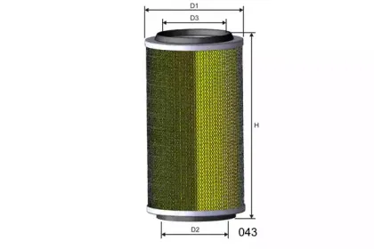 RM877 MISFAT Воздушный фильтр RM877 MISFAT Воздушный фильтр