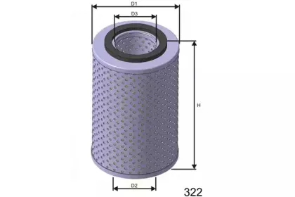 F670 MISFAT Топливный фильтр F670 MISFAT Топливный фильтр