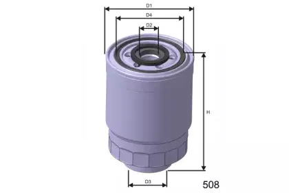 M443 MISFAT Топливный фильтр M443 MISFAT Топливный фильтр