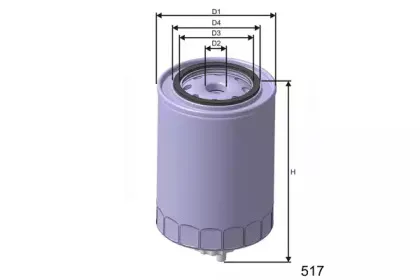 M350B MISFAT Топливный фильтр M350B MISFAT Топливный фильтр