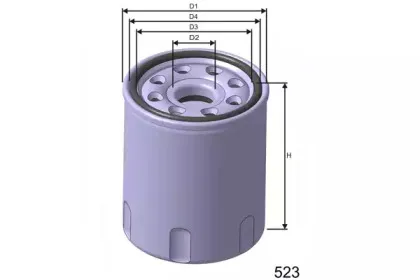 Z263 MISFAT Масляный фильтр Z263 MISFAT Масляный фильтр
