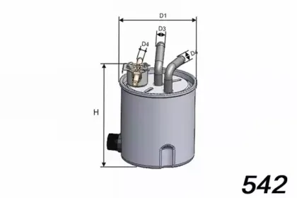 M557 MISFAT Топливный фильтр M557 MISFAT Топливный фильтр