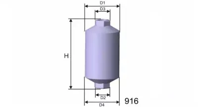 E502 MISFAT Топливный фильтр E502 MISFAT Топливный фильтр