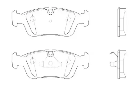 WBP21925A WAGNER Комплект тормозных колодок, дисковый тормоз WBP21925A WAGNER Комплект тормозных колодок, дисковый тормоз