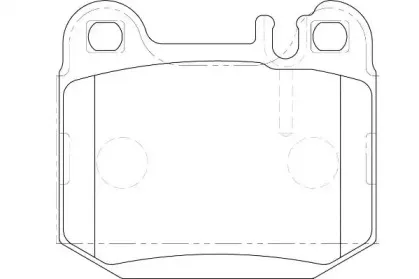 WBP23157A WAGNER Комплект тормозных колодок, дисковый тормоз WBP23157A WAGNER Комплект тормозных колодок, дисковый тормоз