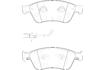 WBP23885A WAGNER Комплект тормозных колодок, дисковый тормоз WBP23885A WAGNER Комплект тормозных колодок, дисковый тормоз