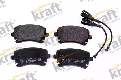 6010907 KRAFT AUTOMOTIVE Комплект тормозных колодок, дисковый тормоз 6010907 KRAFT AUTOMOTIVE Комплект тормозных колодок, дисковый тормоз