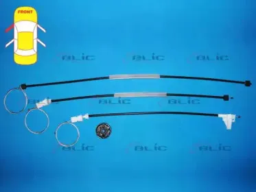 6205-09-045807P BLIC Ремкомплект, подъемный механизм стекла 6205-09-045807P BLIC Ремкомплект, подъемный механизм стекла