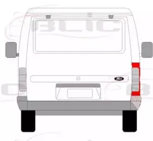6503-06-2515674P BLIC Задняя стенка 6503-06-2515674P BLIC Задняя стенка