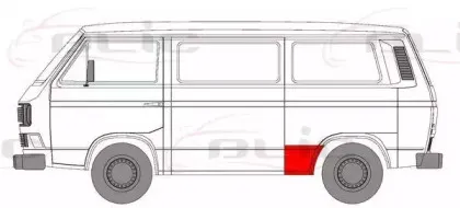 6504-03-9557561P BLIC Боковина 6504-03-9557561P BLIC Боковина