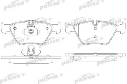 PBP1073 PATRON Комплект тормозных колодок, дисковый тормоз PBP1073 PATRON Комплект тормозных колодок, дисковый тормоз