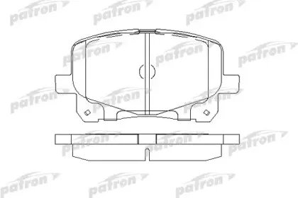 PBP1752 PATRON Комплект тормозных колодок, дисковый тормоз PBP1752 PATRON Комплект тормозных колодок, дисковый тормоз