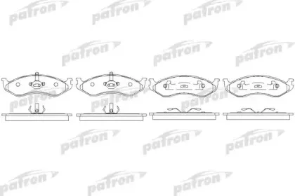 PBP929 PATRON Комплект тормозных колодок, дисковый тормоз PBP929 PATRON Комплект тормозных колодок, дисковый тормоз