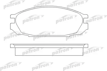 PBP937 PATRON Комплект тормозных колодок, дисковый тормоз PBP937 PATRON Комплект тормозных колодок, дисковый тормоз