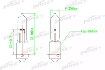 PLH21W PATRON Лампа накаливания, фонарь указателя поворота PLH21W PATRON Лампа накаливания, фонарь указателя поворота