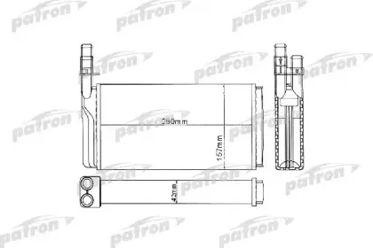 PRS2001 PATRON Теплообменник, отопление салона PRS2001 PATRON Теплообменник, отопление салона