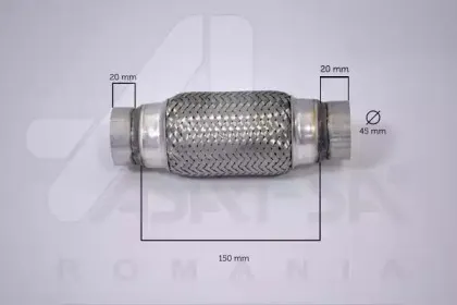 60092 ASAM Гофрированная труба, выхлопная система 60092 ASAM Гофрированная труба, выхлопная система