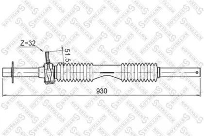 00-35008-SX STELLOX Рулевой механизм 00-35008-SX STELLOX Рулевой механизм
