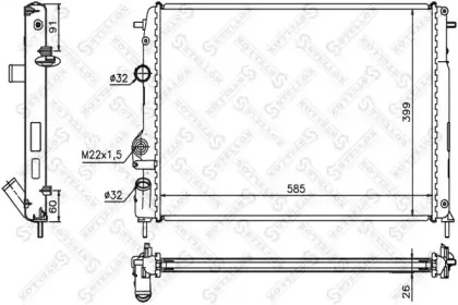 10-25038-SX STELLOX Радиатор, охлаждение двигателя 10-25038-SX STELLOX Радиатор, охлаждение двигателя