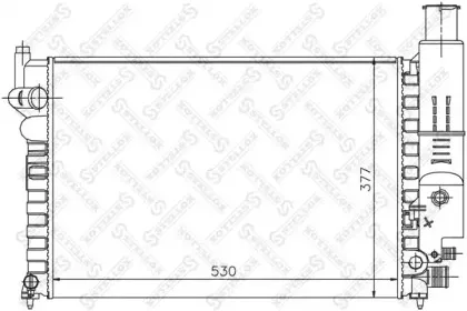 10-25083-SX STELLOX Радиатор, охлаждение двигателя 10-25083-SX STELLOX Радиатор, охлаждение двигателя