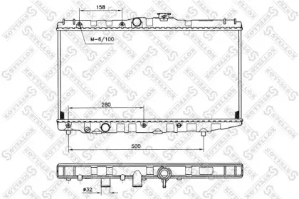 10-25110-SX STELLOX Радиатор, охлаждение двигателя 10-25110-SX STELLOX Радиатор, охлаждение двигателя