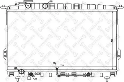 10-25187-SX STELLOX Радиатор, охлаждение двигателя 10-25187-SX STELLOX Радиатор, охлаждение двигателя