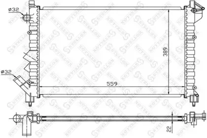10-25230-SX STELLOX Радиатор, охлаждение двигателя 10-25230-SX STELLOX Радиатор, охлаждение двигателя