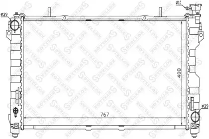 10-25284-SX STELLOX Радиатор, охлаждение двигателя 10-25284-SX STELLOX Радиатор, охлаждение двигателя